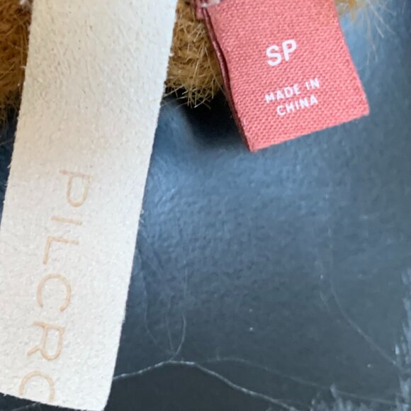 Pilcro By Anthropologie Fuzzy Long Sleeve Cropped Sweater Sz SP - Picture 9 of 10